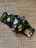 Rifle Paper Co. - Citrus Floral Black - Adult Cotton Face Mask